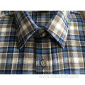 Flannel Cotton Plaid Fabric Business Shirt